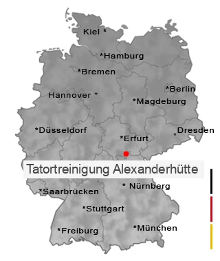 Tatortreinigung Alexanderhütte