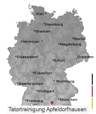 Tatortreinigung Apfeldorfhausen