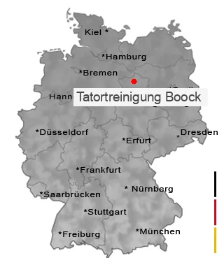 Tatortreinigung Boock
