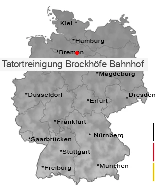 Tatortreinigung Brockhöfe Bahnhof