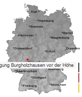 Tatortreinigung Burgholzhausen vor der Höhe