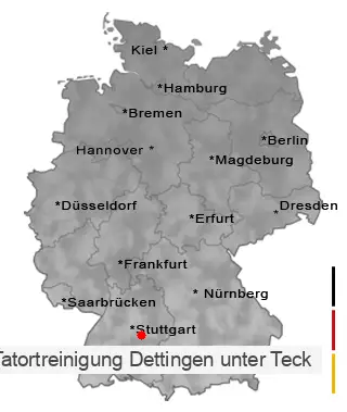 Tatortreinigung Dettingen unter Teck