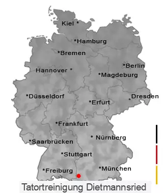Tatortreinigung Dietmannsried