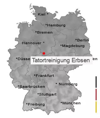Tatortreinigung Erbsen