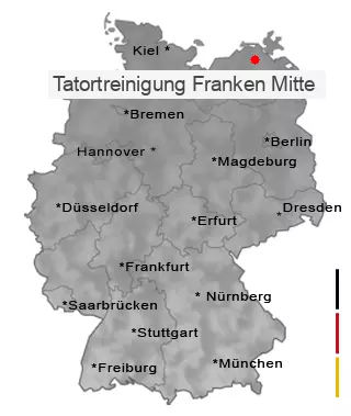 Tatortreinigung Franken Mitte