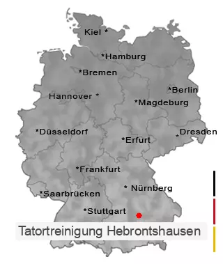 Tatortreinigung Hebrontshausen