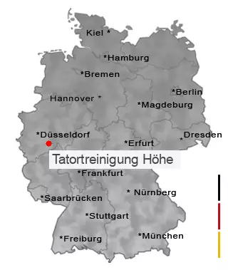 Tatortreinigung Höhe