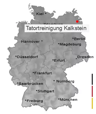 Tatortreinigung Kalkstein