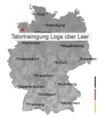 Tatortreinigung Loga über Leer