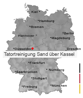 Tatortreinigung Sand über Kassel