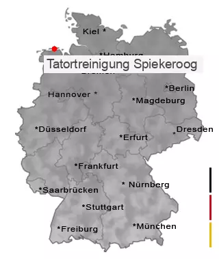 Tatortreinigung Spiekeroog