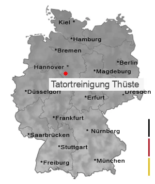 Tatortreinigung Thüste