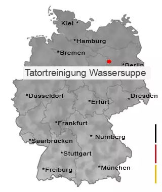 Tatortreinigung Wassersuppe