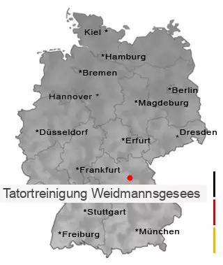 Tatortreinigung Weidmannsgesees